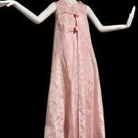 Vintage 1960s evening gown and opera coat ensemble
