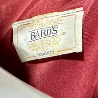 BARD'S TORONTO, vintage maxi evening dress, brown op art velvet hostess gown