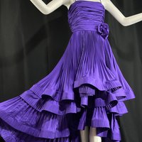 lillie rubin purple prom dress