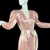 BIRGITTA BEVERLY HILLS vintage dressing gown robe
