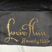 LUCIE ANN BEVERLY Hills, vintage caftan Black knit evening dress