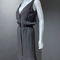 GEOFFREY BEENE vintage cocktail dress, 1960s little black dress, blouson shirt dress