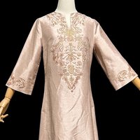 STAR OF SIAM, vintage caftan dress, Bangkok Silk Co, Maxi Kaftan party dress