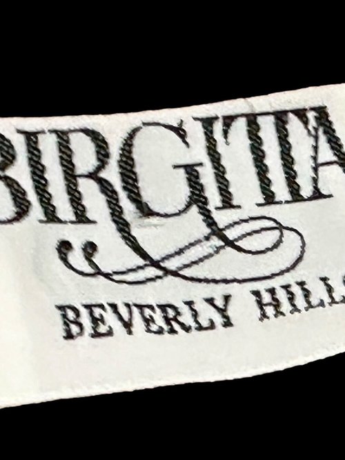 BIRGITTA BEVERLY HILLS vintage dressing gown robe