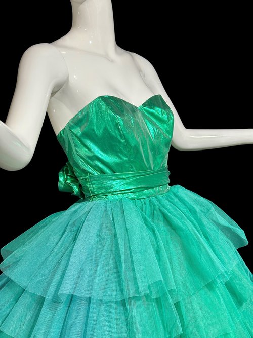 NADINE FORMALS vintage 1980s prom dress