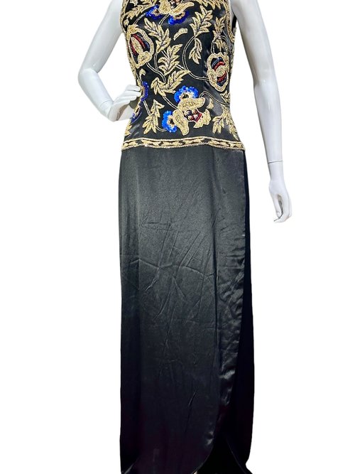 VICTORIA ROYAL 1980s vintage evening gown