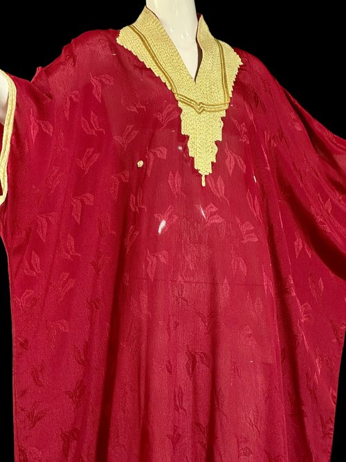 vintage Moroccan Caftan Evening Hostess Dress