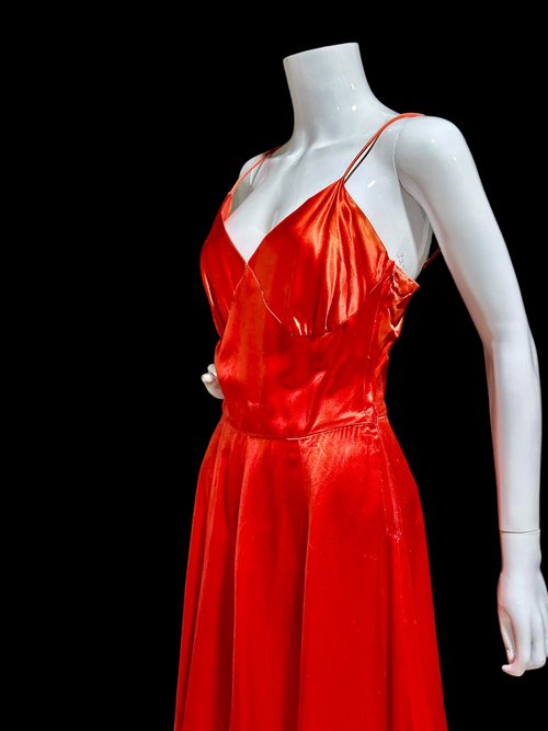 YOUNG AMERICAN DEB 1940s vintage evening gown Slip Dress